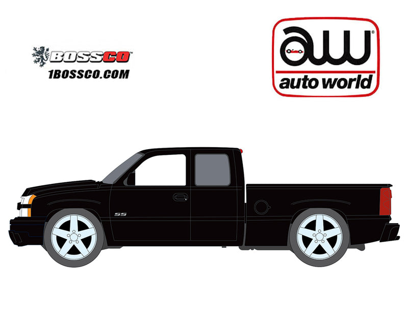 AUTO WORLD - '03 CHEVROLET SILVERADO SS "BLACK" *** PRE ORDER