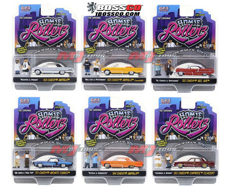 GREENLIGHT X DGA 1/64 HOMIE ROLLERZ 2025 SERIES 1 ASSORTMENT