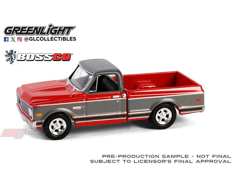 GREENLIGHT - 1972 CHEVROLET CHEYENNE C10 "RED & GREY"