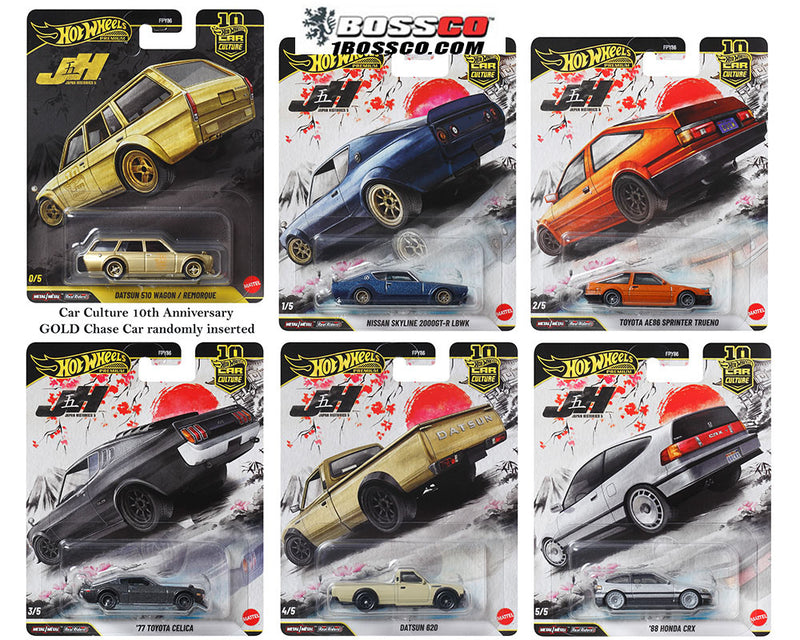 HOT WHEELS - CAR CULTURE 2026 P "JAPAN HISTORICS 5" (SET of 5)
