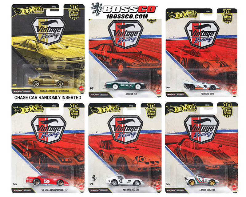 HOT WHEELS - CAR CULTURE 2026 T "VINTAGE RACING" (SET of 5) *** PRE ORDER