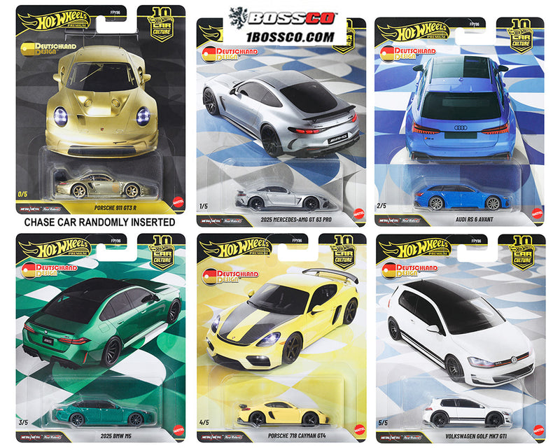 HOT WHEELS - CAR CULTURE 2026 W "DEUTSCHLAND DESIGN" (SET of 5) *** PRE ORDER
