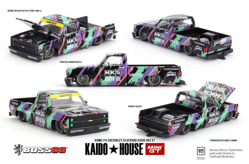 MINI GT KAIDO HOUSE CHEVROLET SILVERADO (HKS)