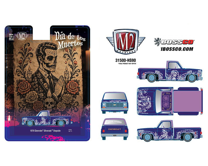 M2 '79 CHEVROLET SILVERADO STEPSIDE "DIA DE LOS MUERTOS" ***PRE ORDER