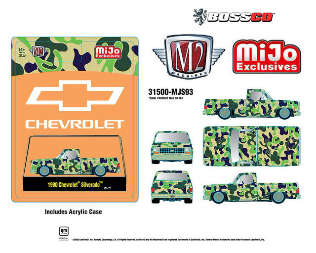 M2 '80 CHEVROLET SILVERADO "CAMOUFLAGE" ***PRE ORDER***