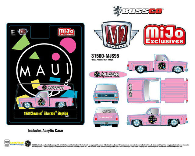 M2 '79 CHEVROLET SILVERADO STEPSIDE "MAUI & SONS" ***PRE ORDER***