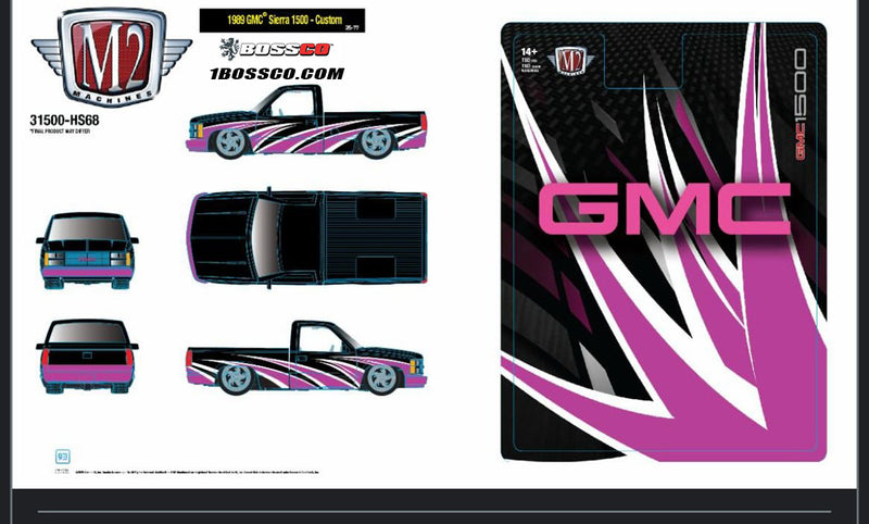 M2 '89 GMC SIERRA 1500 "CUSTOM" ***PRE ORDER
