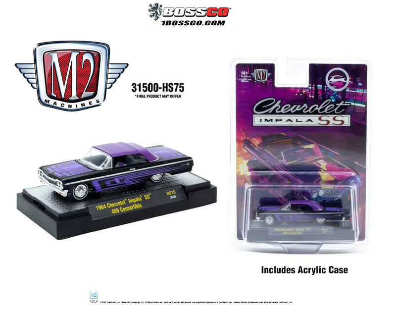M2 '64 CHEVROLET IMPALA SS CONVERTIBLE "BLACK"