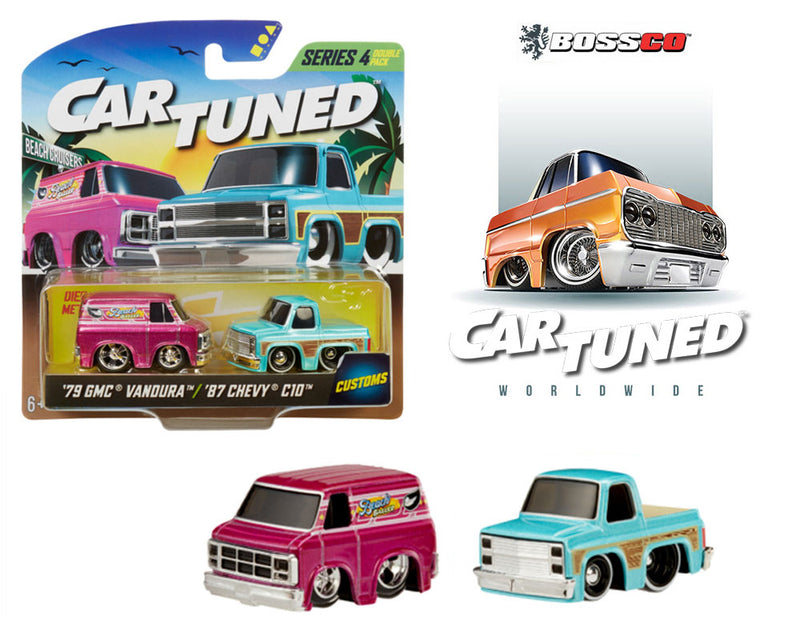 MGA 1/64 CAR TUNED SERIES 4 BEACH CRUISERS(2 PACK)