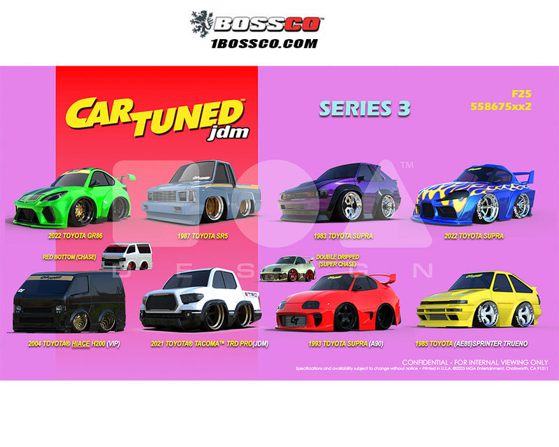 MGA 1/64 CAR TUNED JDM SERIES 3 ASSORTMENT ***PRE ORDER