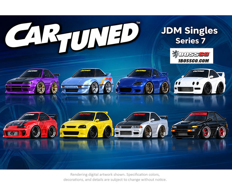 MGA 1/64 CAR TUNED JDM SERIES 7 ASSORTMENT of 8 PCS. ***PRE ORDER
