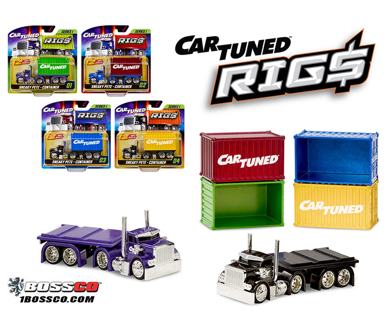 MGA 1/64 CAR TUNED CONTAINER RIGS SERIES 1 ASSORTMENT