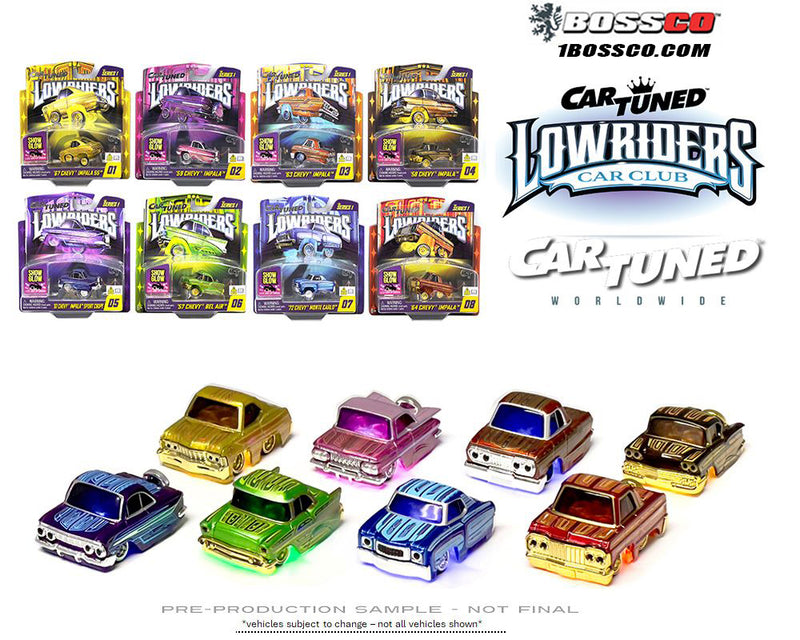 MGA 1/64 CAR TUNED LOWRIDERS SERIES 1 ASSORTMENT