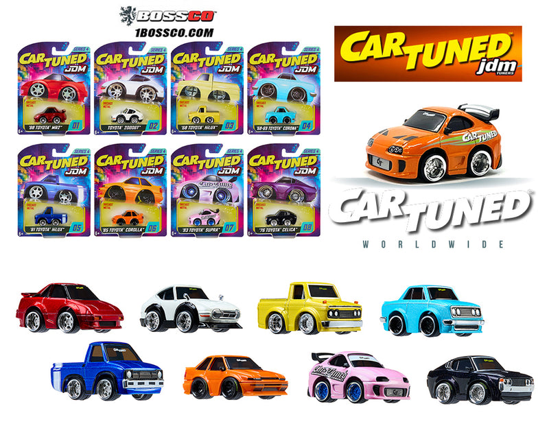 MGA 1/64 CAR TUNED JDM TUNERS SERIES 4 ASSORTMENT of 8 PCS.
