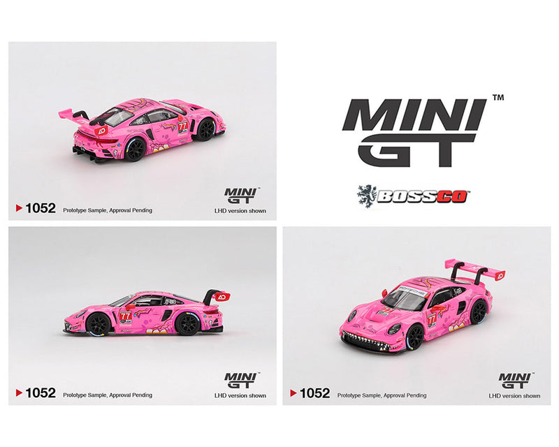MINI GT - PORSCHE 911 GT3 R #77 IMSA 2024 "PINK" ***PRE ORDER