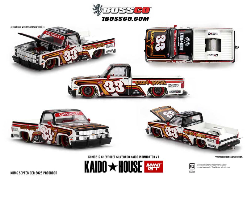 MINI GT KAIDO HOUSE CHEVROLET SILVERADO (INTIMIDATOR)***PRE ORDER