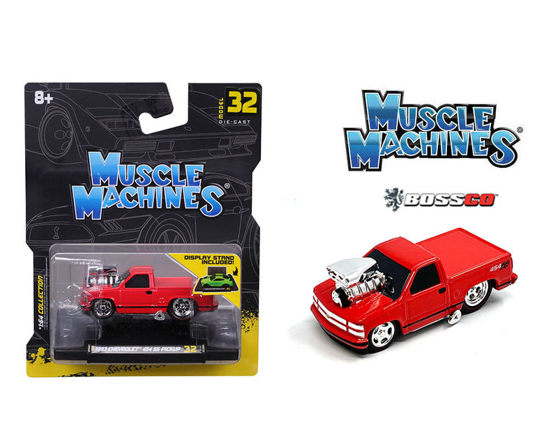 MUSCLE MACHINES 1993 CHEVROLET C1500 454SS "RED"