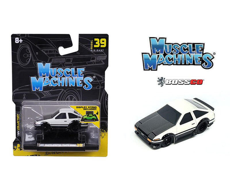 MUSCLE MACHINES 1983-85 TOYOTA SPRINTER TRUENO (AE86) "WHITE"