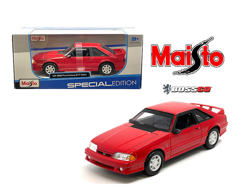 MAISTO 1/24 1993 FORD MUSTANG SVT COBRA "RED"
