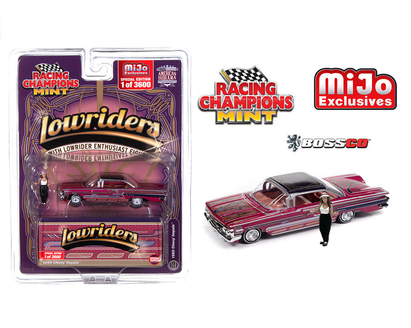 RACING CHAMPIONS - '60 CHEVROLET IMPALA SS LOWRIDER "PINK"