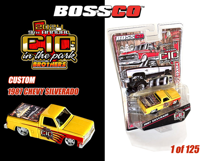 BOSSCO - '87 CHEVY SILVERADO "C10'S in the PARK 2024 TRUCK SHOW"