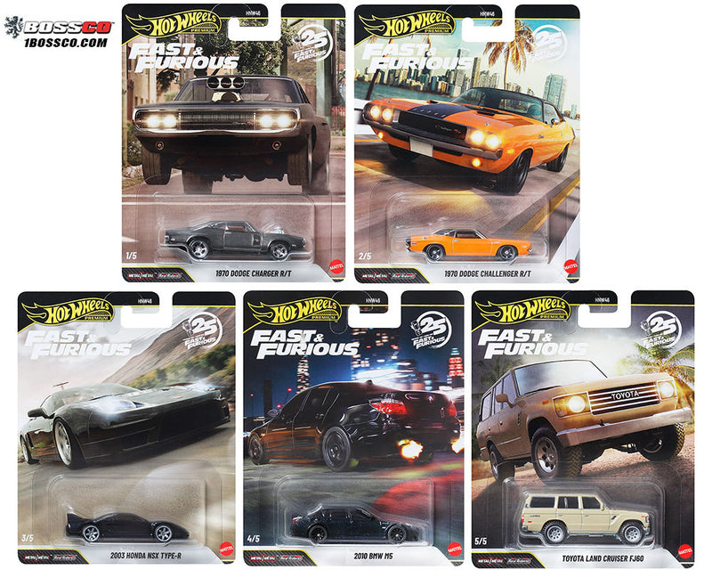 Hot Wheels FAST & FURIOUS ワイルドスピード5台ダッヂ他 Hot Wheels 2023 FAST & FURIOUS 5-PACK NEW | eBay