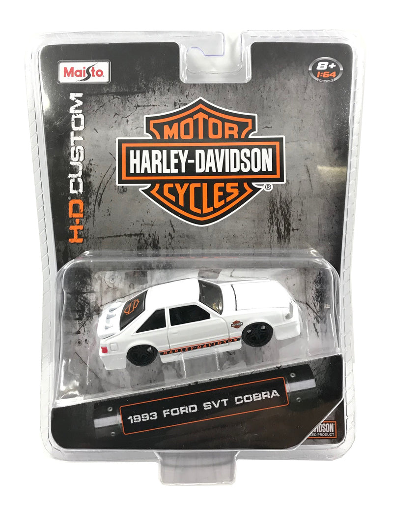 MAISTO - HARLEY DAVIDSON 93 FORD MUSTANG SVT COBRA "WHITE"
