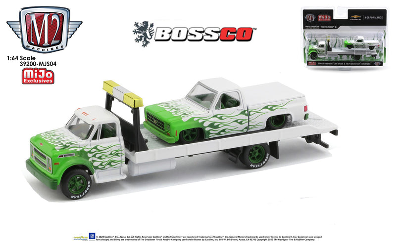 M2 CHEVY C60 TRUCK & '79 SILVERADO "GREEN FLAMES"