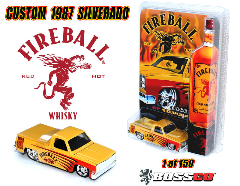 MAISTO - BOSSCO CUSTOM FIREBALL '87 SILVERADO