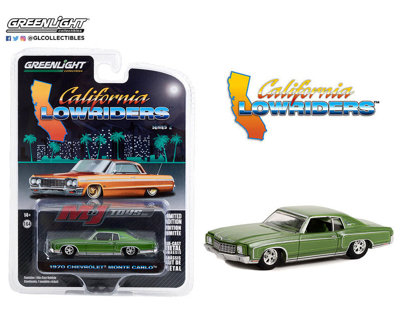 GREENLIGHT - '70 CHEVROLET MONTE CARLO SS LOWRIDER (GREEN)