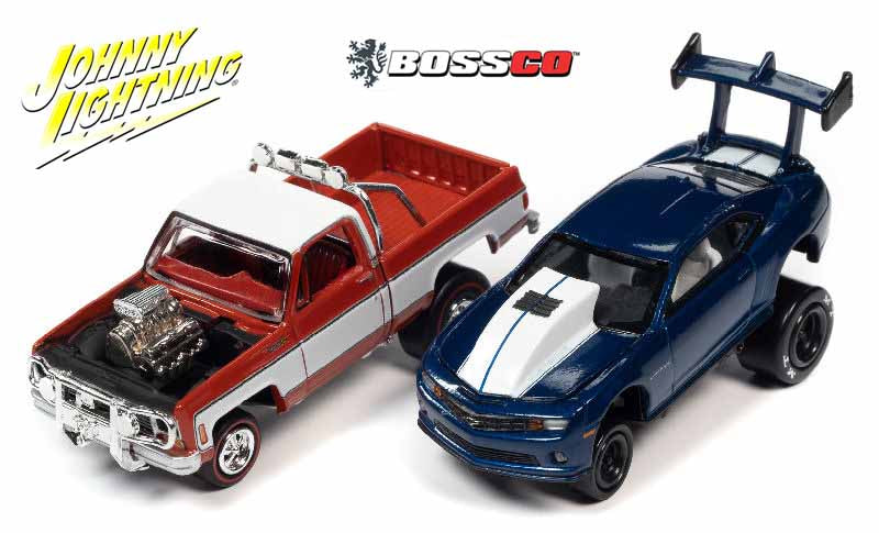 JOHNNY LIGHTNING - SILVERADO / CAMARO ZINGERS "TWIN PACK B"