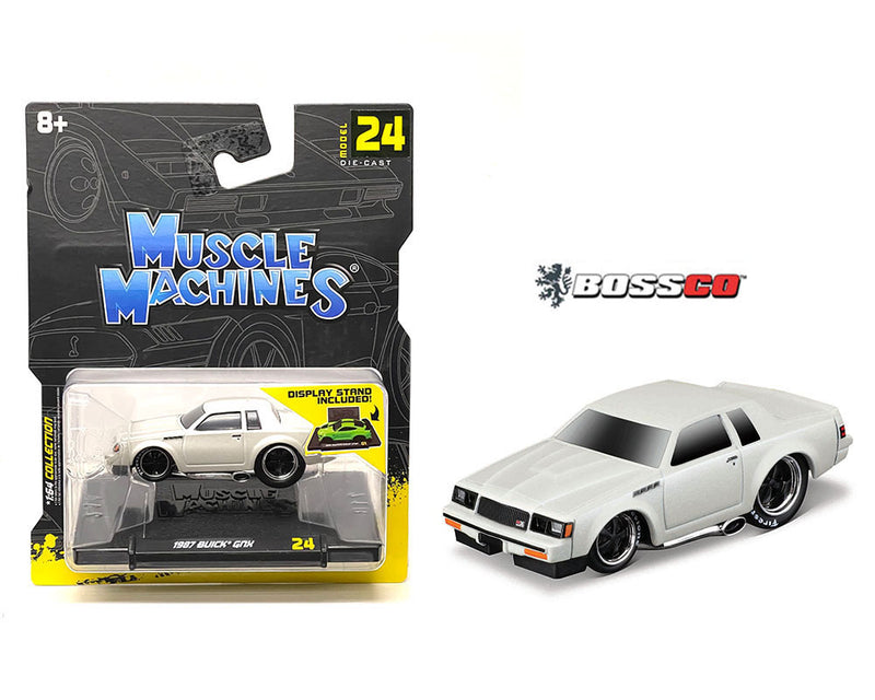 MAISTO MUSCLE MACHINES 1987 BUICK GNX "WHITE"