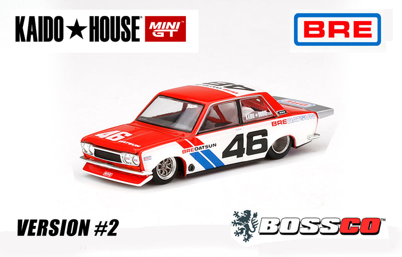 MINI GT - KAIDO HOUSE DATSUN 510 BRE "VERSION 2"