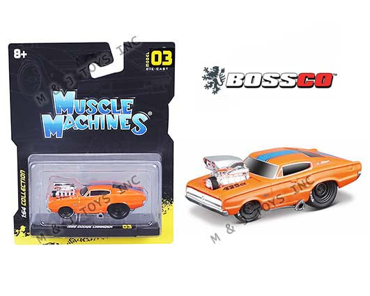 MAISTO MUSCLE MACHINES 1966 DODGE CHARGER