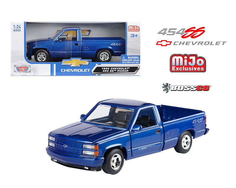 MOTOR MAX - 1/24 1992 CHEVROLET 454 SS "BLUE"