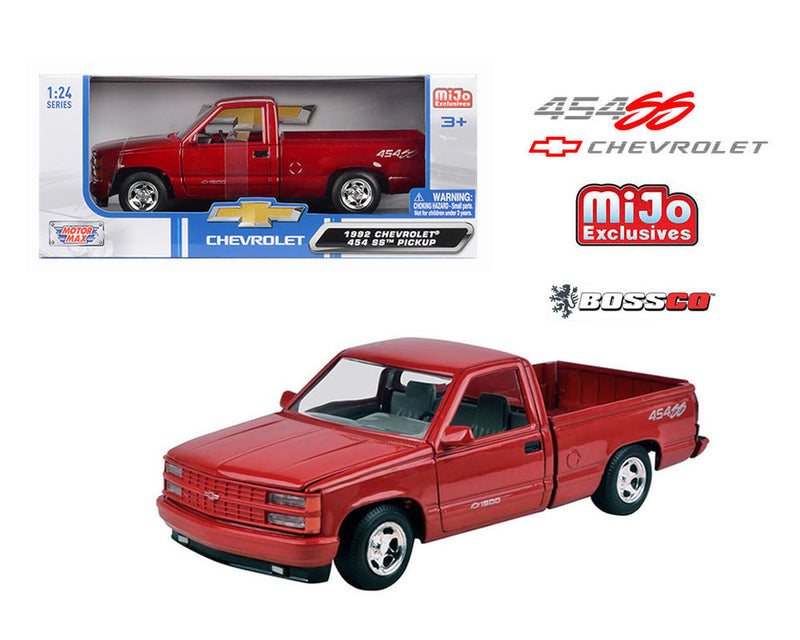 MOTOR MAX - 1/24 1992 CHEVROLET 454 SS "RED"