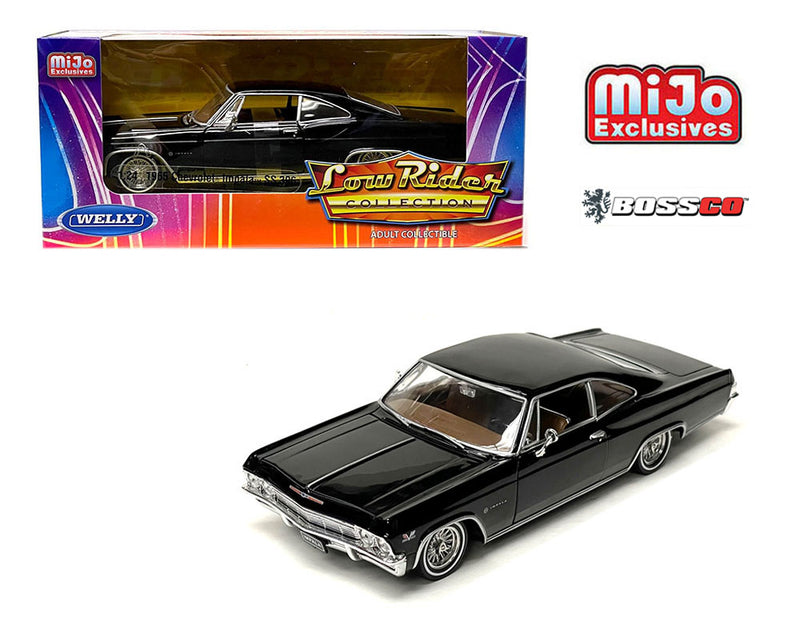 WELLY 1/24 1965 CHEVROLET IMPALA SS LOWRIDER "BLACK"