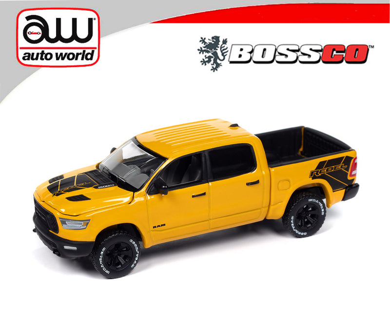 AUTO WORLD - 2023 DODGE RAM REBEL LUNAR EDITION "YELLOW" ***PRE ORDER