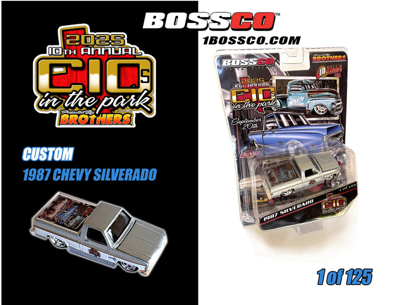 BOSSCO - '87 CHEVY SILVERADO "C10'S in the PARK 2025 TRUCK SHOW"