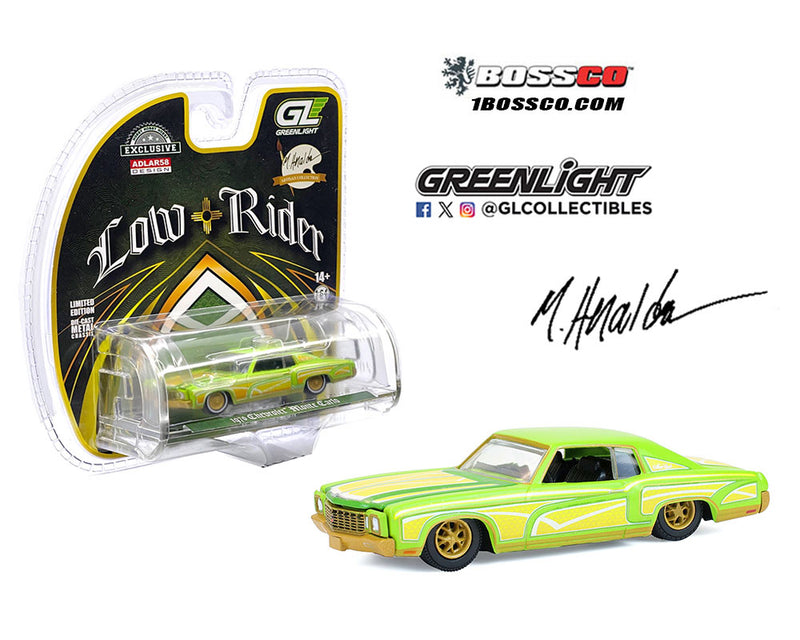 GREENLIGHT 1970 CHEVROLET MONTE CARLO LOW RIDER "GREEN"