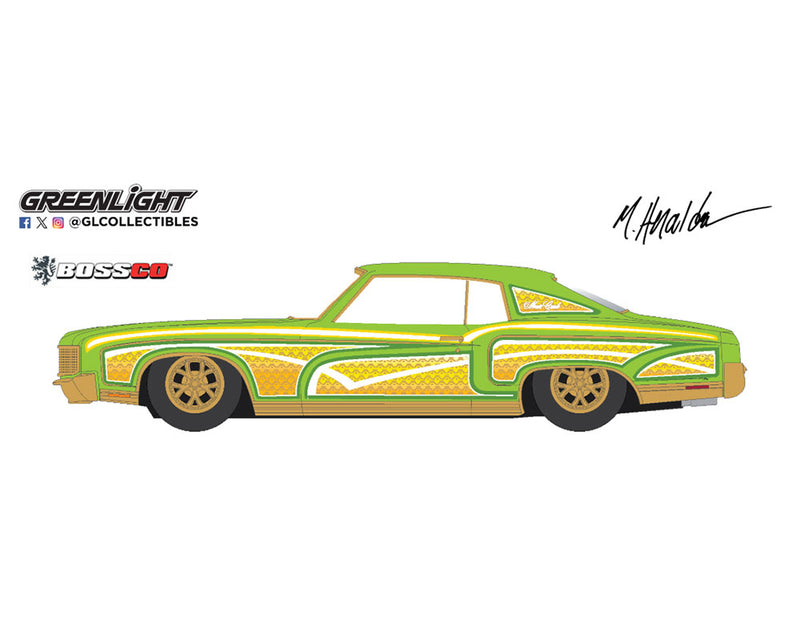 GREENLIGHT 1970 CHEVROLET MONTE CARLO LOW RIDER "GREEN" *** PRE ORDER
