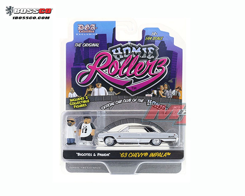 GREENLIGHT X DGA HOMIE ROLLERZ 1963 CHEVROLET IMPALA SS HARD TOP *** PRE ORDER