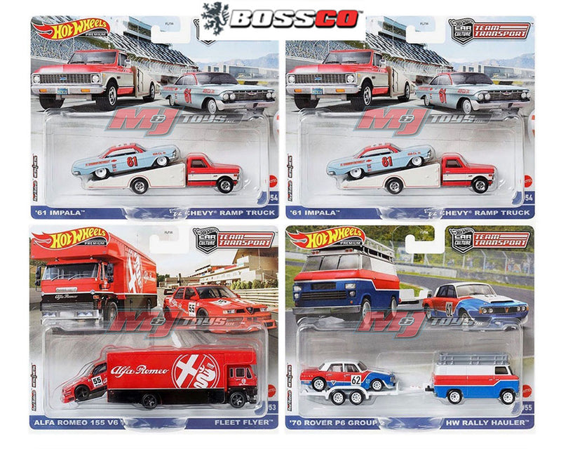 HOT WHEELS -  TEAM TRANSPORT "U" ASSORTMENT ***PRE ORDER