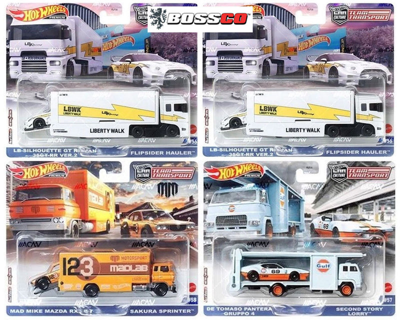 HOT WHEELS -  TEAM TRANSPORT "V" ASSORTMENT ***PRE ORDER