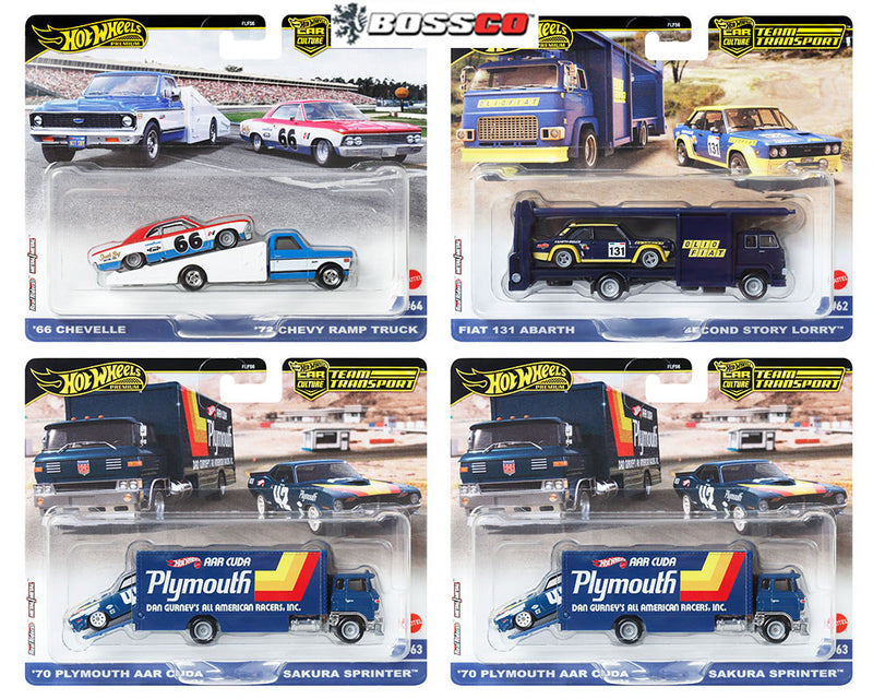 HOT WHEELS - TEAM TRANSPORT 2024 "A" ASSORTMENT