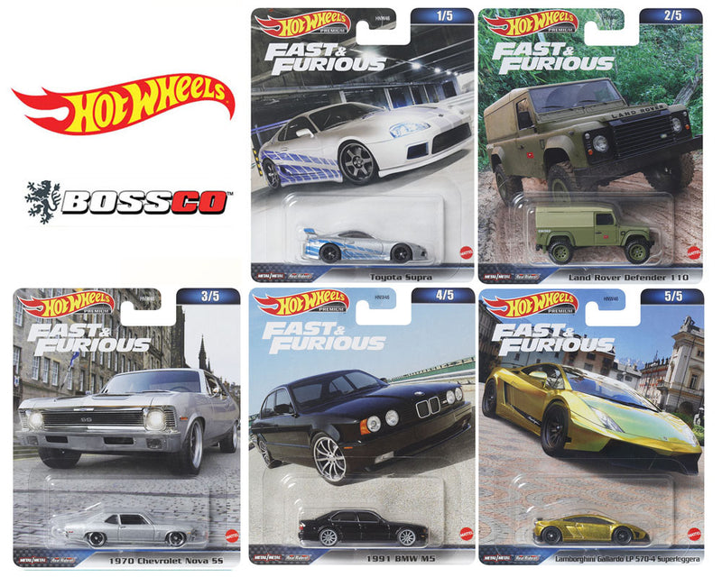 HOT WHEELS - FAST & FURIOUS 2023 "D" CASE (SET of 5) ***PRE ORDER