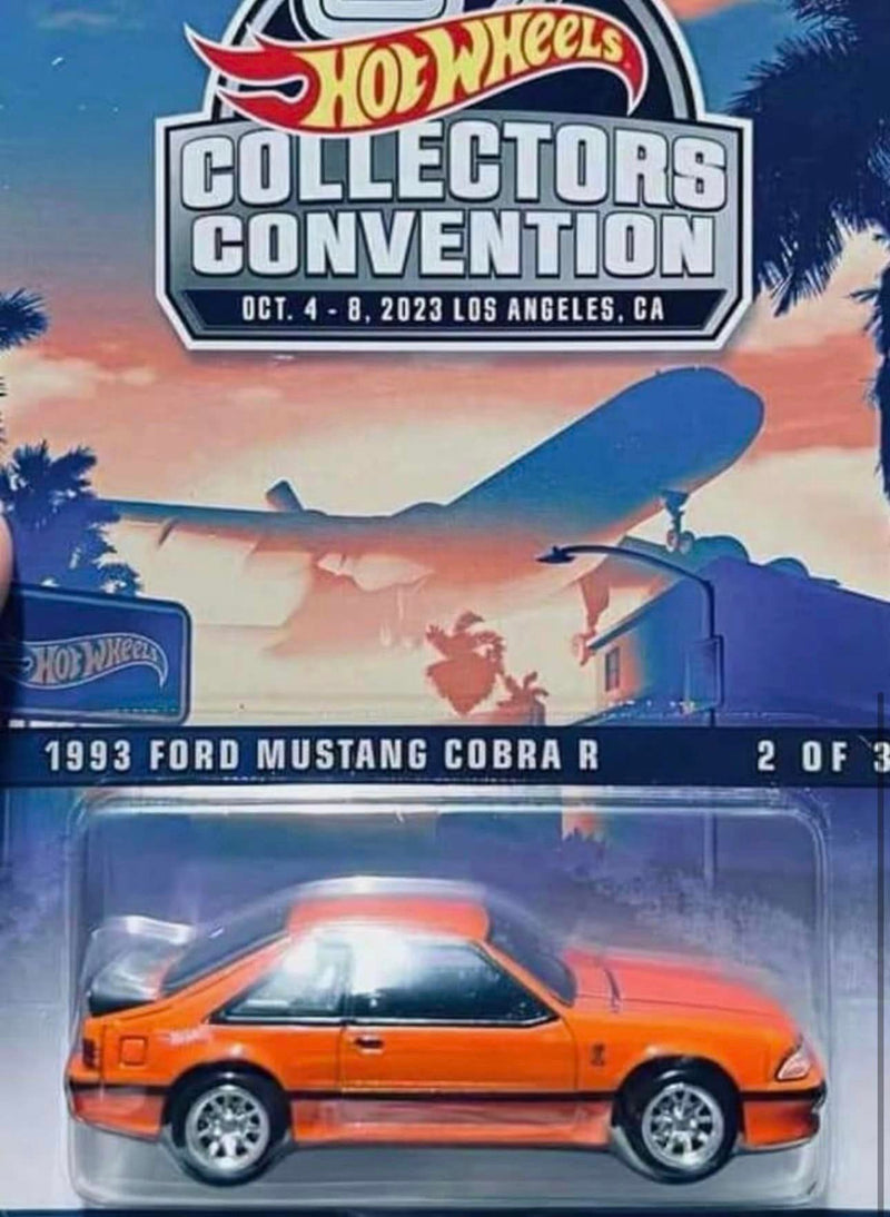 HOT WHEELS - 1993 FORD MUSTANG COBRA R 2023 LA HOT WHEELS CONVENTION ***PRE ORDER