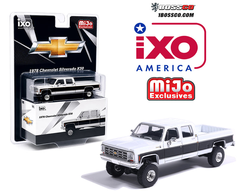 IXO '78 CHEVROLET SILVERADO K30 CREW CAB "WHITE"