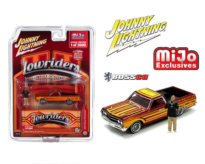 JOHNNY LIGHTNING - '65 CHEVROLET EL CAMINO LOWRIDER "RED"