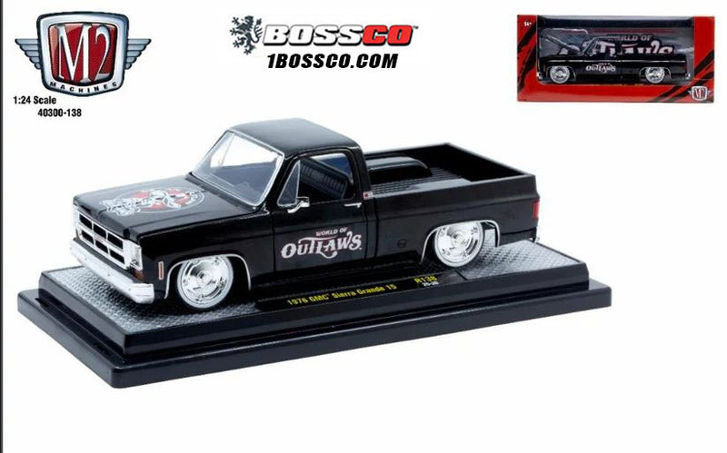 M2 1/24 '76 GMC SIERRA GRANDE 15 "WORLD of OUTLAWS" ***PRE ORDER